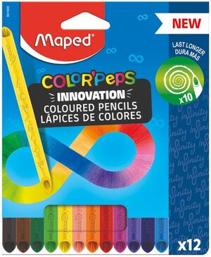 LAPICES MAPED COLORPEPS INFINITY 12