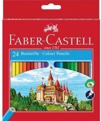 LÁPICES FABER CASTELL MADERA 24 COLORES