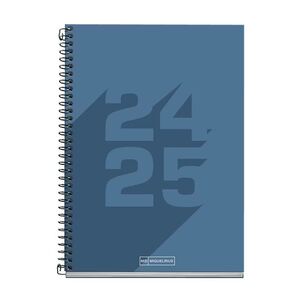 AGENDA ESCOLAR 2024 - 2025 PLUS S/V AZUL MIQUELRIUS