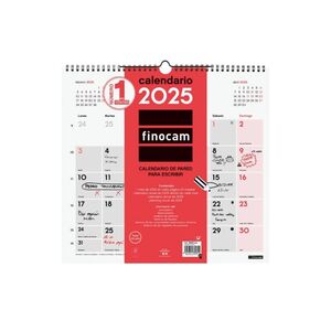 CALENDARIO DE PARED 2025 L ESCRIBIR FINOCAM