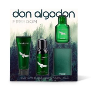 SET HOMBRE FREEDOM COLONIA 30ML+SHOWER GEL+DESOD+CARTERA