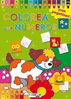 COLOREA POR NUMEROS. VERDE